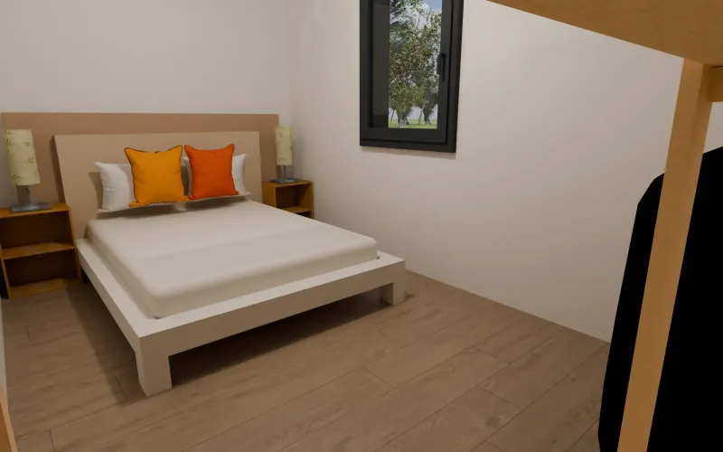 Elternzimmer · 3D-Visualisierung
