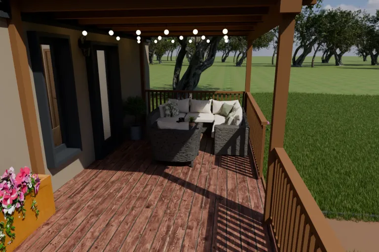 Terrasse – Visualisierung