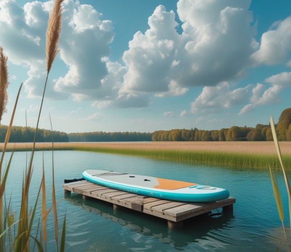 SUP am Steg – Bildidee